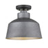 Barnes 1-Light Gray Convertible Pendant